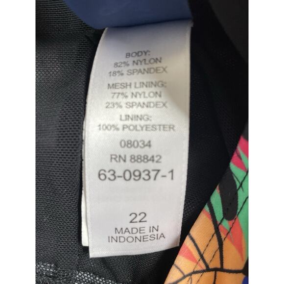 Swimsuits For All Swim One Piece Swimsuit Dress Multicolor Print - Picture 9 of 9